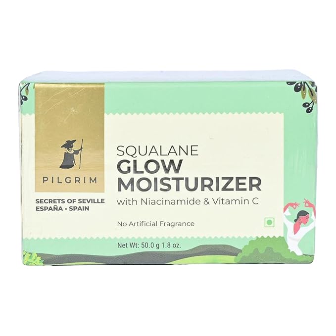 Pilgrim Squalane Glow Moisturizer, 50 gm