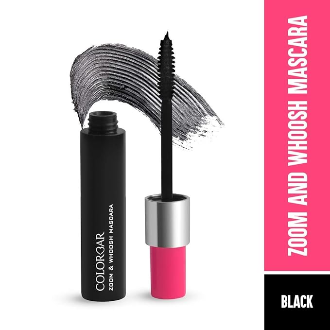 Colorbar Zoom and Whoosh mascara, Black Sin, 9 ml