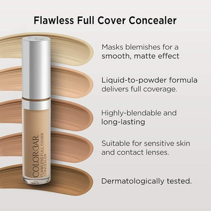 Colorbar Flawless Full Cover Concealer - Velvet (6ml)
