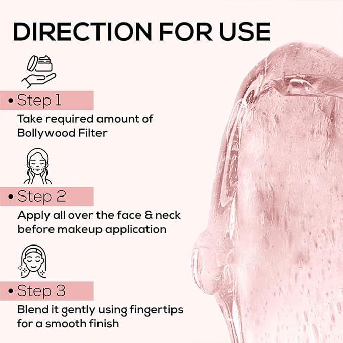 RENEE Bollywood Filter Face Primer 15gm Flawless & Smooth Skin, Blurs Fine Lines, Wrinkles & Pores Instantly,Hydrating, Lightweight & Non-sticky