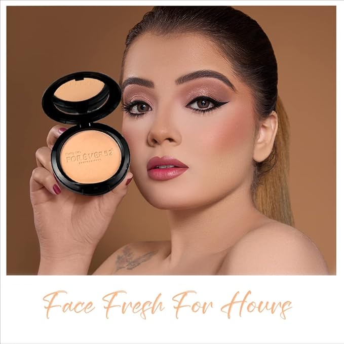 Daily Life Forever52 Two Way Cake Compact for All Skin Type (Maple-Pink Undertone,12g)