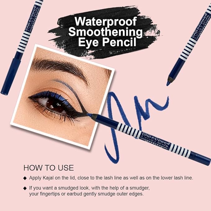 Forever52 Daily Life Waterproof Smoothening Matte Eye Pencil, (1G, Onyx Black-F501)