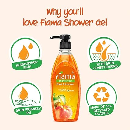 Fiama Peach & Avocado Shower Gel (500ml)