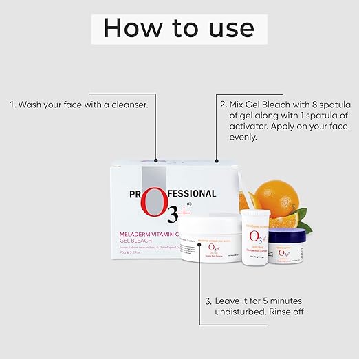 O3+ Meladerm Vitamin C Gel Bleach (96gm)