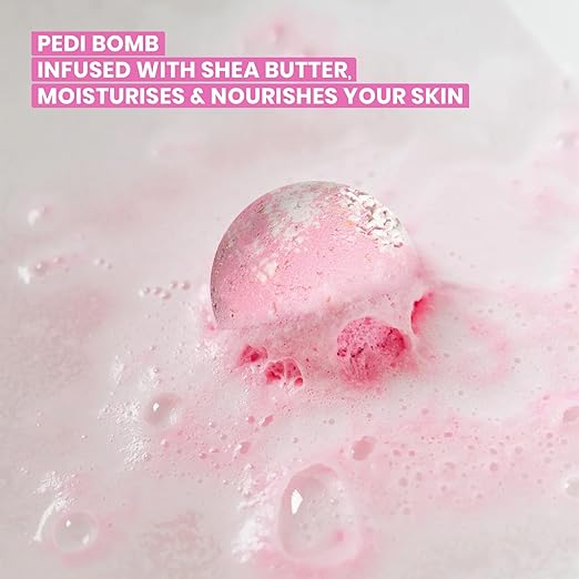O3+ Pedilogix Scoop Bomb Pedicure with Bath Bomb for Soft & Moisturised Feet | 100g+10ml