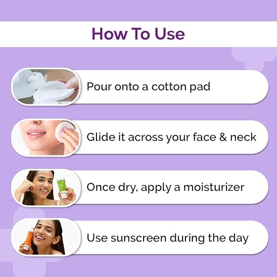 The Derma Co. 7% Glycolic Acid Hydrating Toner | Hyaluronic Acid & Ceramide Complex | For Glowing Skin | Multi-Purpose Exfoliating Toner For Face,Body,Underarms & Scalp