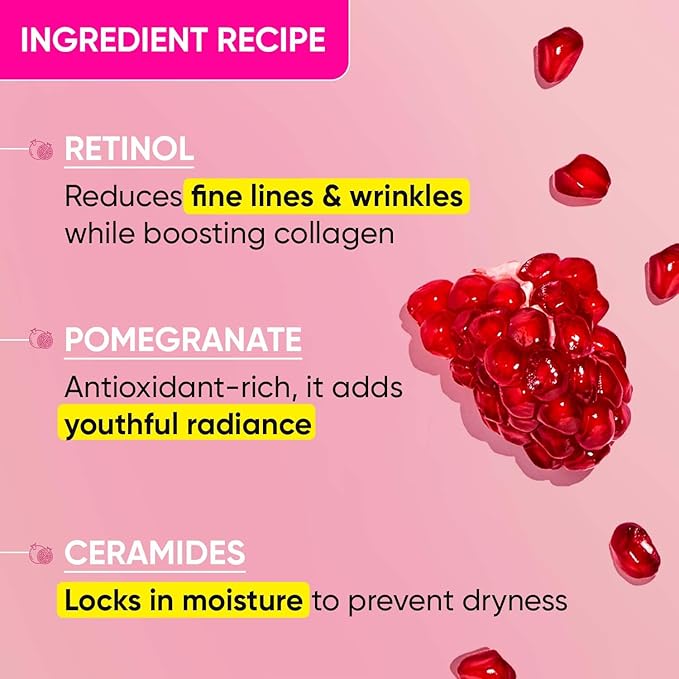 Dot & Key Night Reset Retinol + Ceramide Night Cream | Anti Aging Cream For Women & Men | Reduces Fine Lines & Wrinkles | Oil Free & Non Sticky Moisturizer