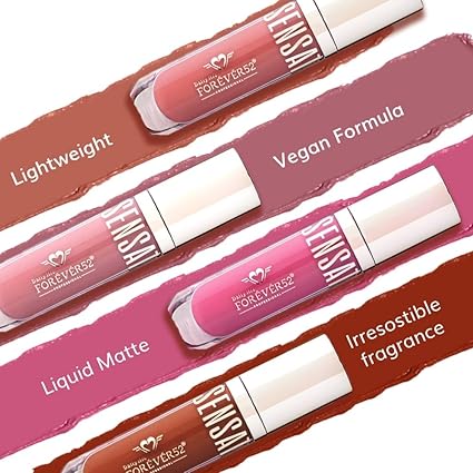Forever52 Daily Life Sensational Lip Long-Lasting & Smudge-Proof Matte Liquid Lipstick (Maple Brown-17, 6Ml)