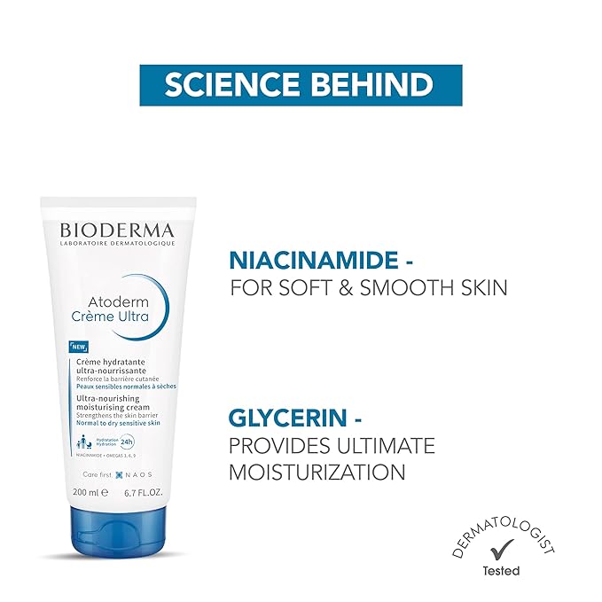 Bioderma Atoderm Crème Ultra Utra-Nourishing Moisturising Cream 200ml