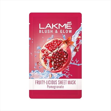 Lakme Blush & Glow Sheet Mask - Pomegranate (20ml)