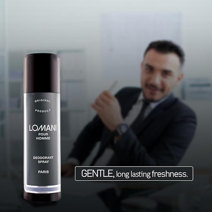 Lomani Pour Homme Deodorant Spray For Men, 200Ml