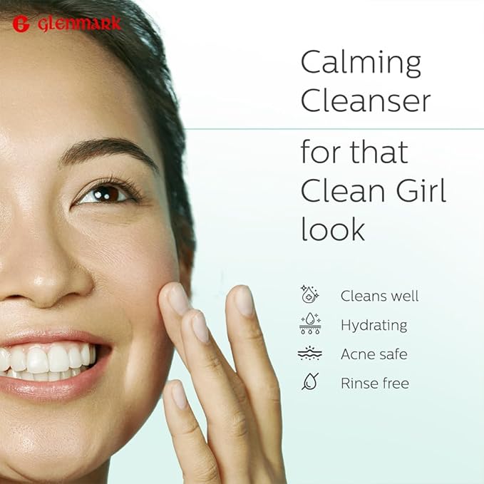 Glenmark Episoft Cleansing Lotion for Sensitive & Dry Skin I Cleanser for face | Gentle Cleanser removes Excess oil I Moisturises and Makes Skin Soft and Glowing I Makeup cleanser I Free of SLS | 125ml