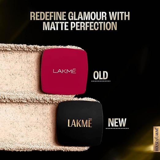 LAKMÉ Forever Matte Compact, Smooth Finish For Normal Skin , Lasts For 12 Hrs, Even Toned Look, Shell, 9G
