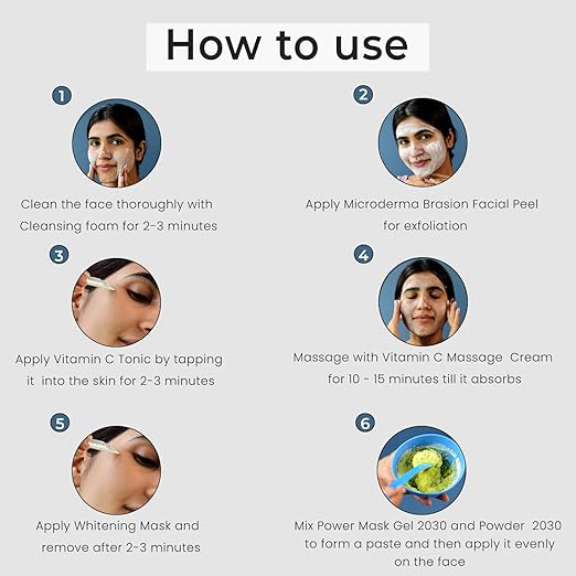 O3+ Bridal Facial Kit Vitamin C Glowing Skin (136gm)