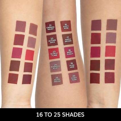 Forever52 Daily Life Sensational Lip Long-Lasting & Smudge-Proof Matte Liquid Lipstick (Maple Brown-17, 6Ml)