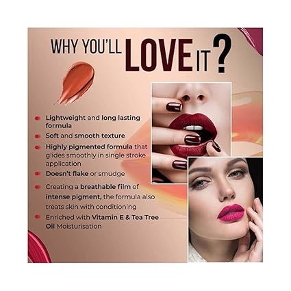 Colorbar PowerKiss Vegan Matte Lipcolor - Sizzle