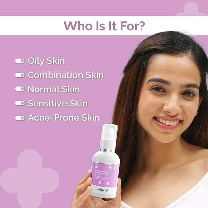 The Derma Co 6% Hyalacalamine Matte Face Lotion with Calamine & Hyaluronic Acid for Oil Control - 120 ml