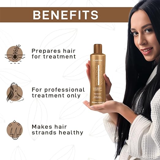 Brasil Cacau Anti Frizz Shampoo 300ml Sulfate Free