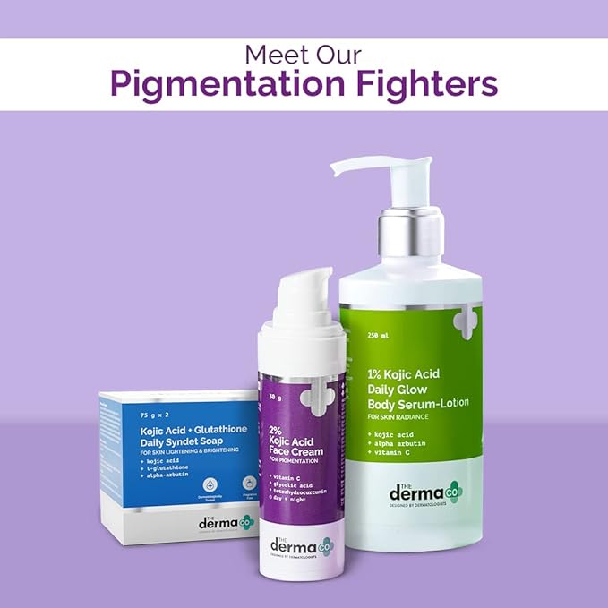 The Derma Co 2% Kojic Acid Face Serum with 1% Alpha Arbutin & Niacinamide for Dark Spots And Pigmentation - 10 ml