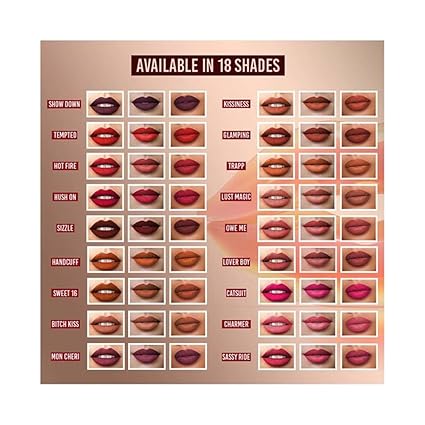 Colorbar PowerKiss Vegan Matte Lipcolor - Sizzle