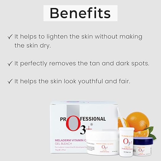 O3+ Meladerm Vitamin C Gel Bleach (96gm)