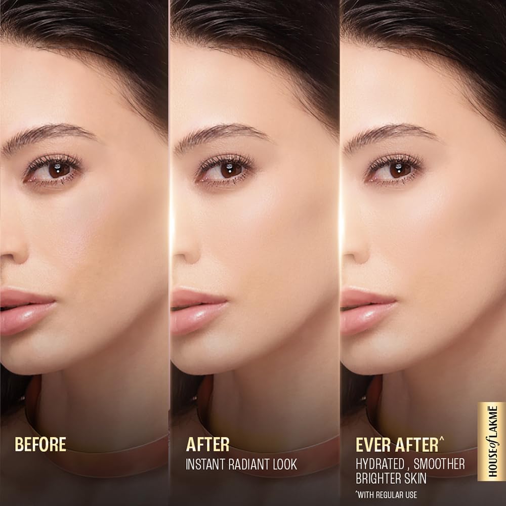 LAKMÉ Makeup+Skincare VitC Superglow Skin Perfecting Natural Liquid Tint, Medium Coverage, Cool Walnut C380