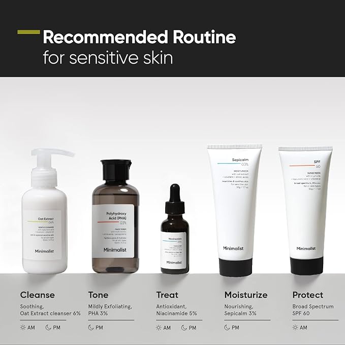 Minimalist Gentle Face Wash With 6% Oat Extract & Hyaluronic Acid For Sensitive Skin (Dry to Normal) Sulphate Free