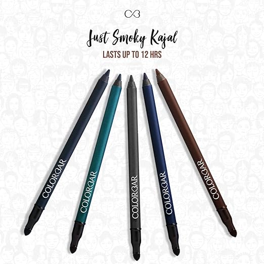 Colorbar Just Smoky Eye Kajal - Just Black (1.2gm)