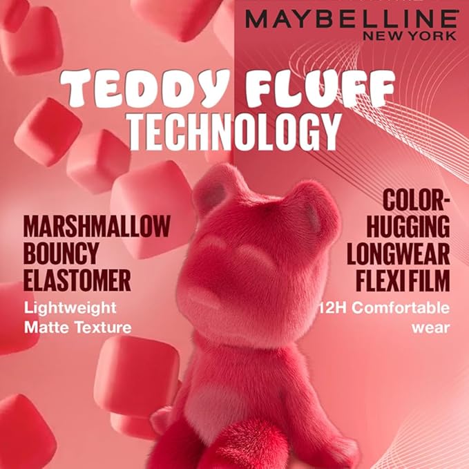 Maybelline New York Superstay Teddy Tint - Lip and Cheek Color, Knee High, 5ml