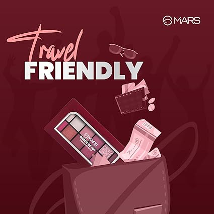 MARS 12 Shades Dance of Joy Eyeshadow Palette | Highly Pigmented and Blendable | Multicolor | Matte and Shimmer Finish 01