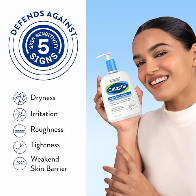 Cetaphil Gentle Skin Cleanser , Hydrating Face Wash for Dry to Normal Skin ,Soap Free & Non irritating 1Ltr