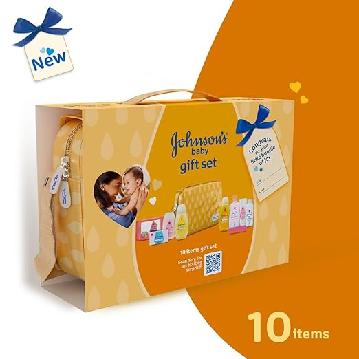 Johnson's Baby Gift Pack with Travel Kit | Newborn Essentials Kit