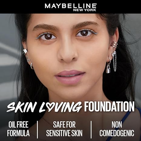 Maybelline New York Liquid Foundation, Matte Finish, With SPF, Absorbs Oil, Fit Me Matte + Poreless, 128 Warm Nude, 30 ml