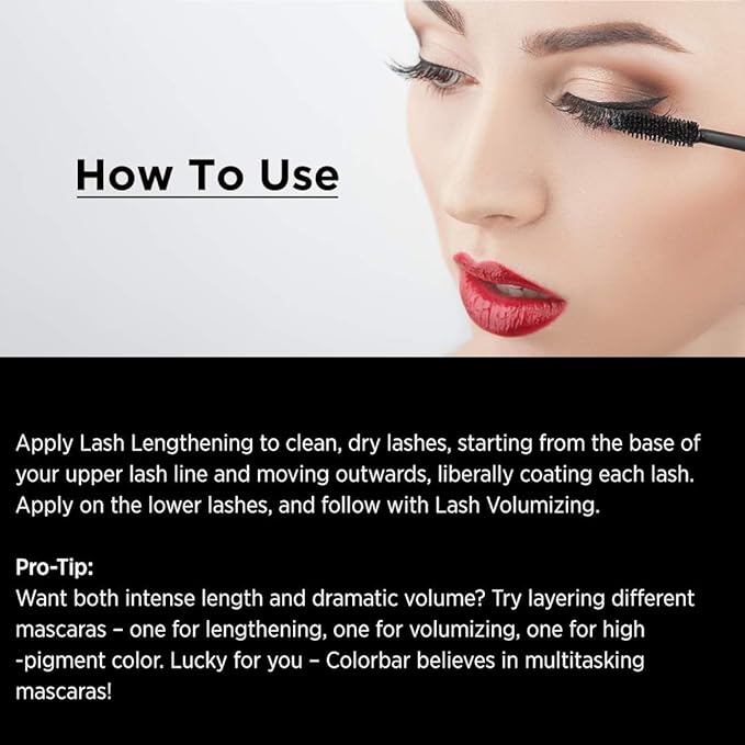 Colorbar Lash Illusion Mascara Lengthening Lash & Volumising Mascara (4ml Each)
