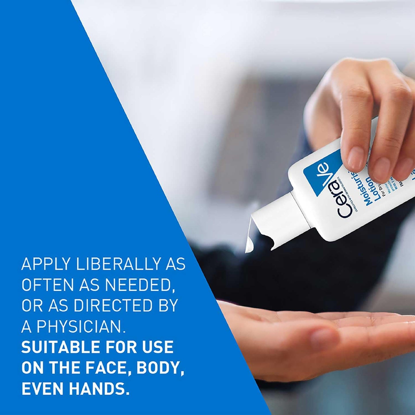 CeraVe Moisturizing Lotion For Dry Skin (88ml) - Formulated With 3 Essential Ceramides And Hyaluronic Acid | Non-Comedogenic, Oil Free