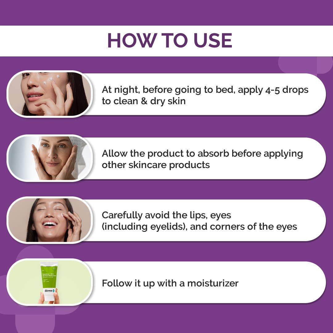 The Derma Co 0.3% Retinol Serum - 30ml | For Younger-Looking & Spotless Skin