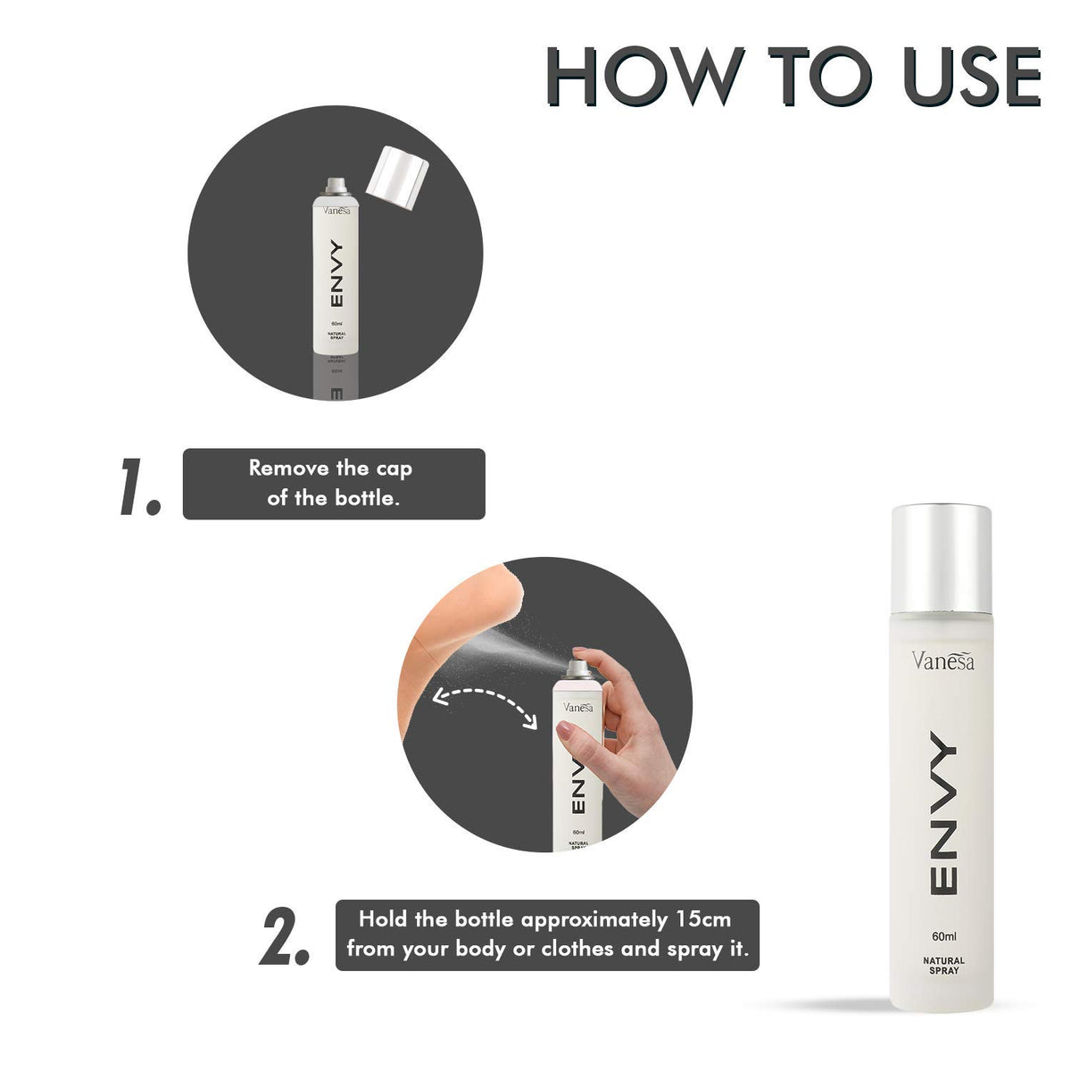 Envy Natural Spray For Women Perfume (60ml)