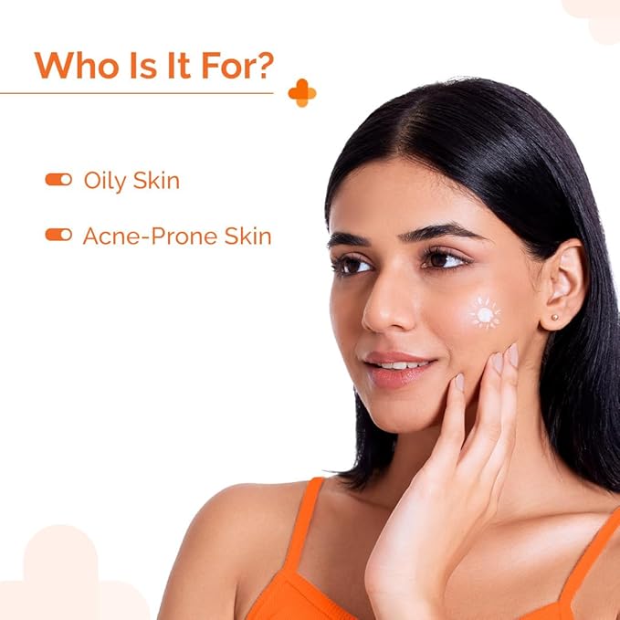 The Derma Co 1% Hyaluronic Sunscreen Oil-Free Gel Spf 50 Pa++++ I For Oily, Acne-Prone Skin