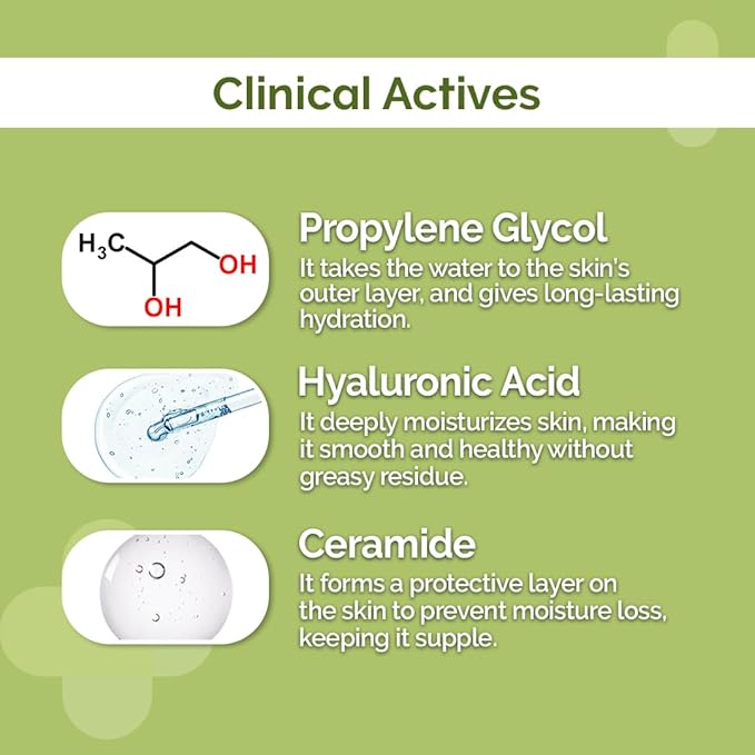 The Derma Co 5% Propylene Oil-Free Moisturizer with Propylene Glycol & Hyaluronic Acid Hydration Lightweight Formula For Oily Skin 100 g