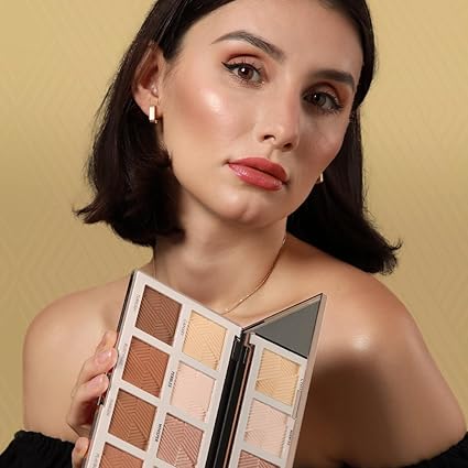 Daily Life Forever52 Backstage Essential: Highlighter & Contour Palette| Highly Pigmented And Easy To Blend Shades