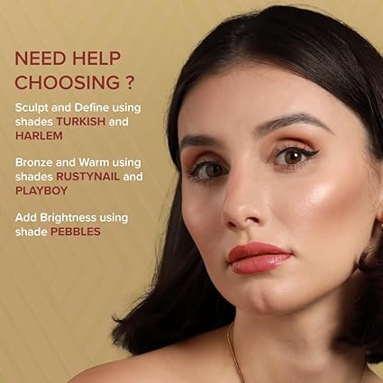 Daily Life Forever52 Backstage Essential: Highlighter & Contour Palette| Highly Pigmented And Easy To Blend Shades