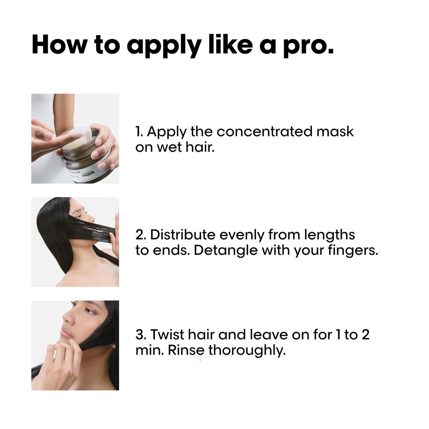 L'Oréal Professionnel Absolut Repair Molecular Deep Repairing Rinse-off Cream Mask for Damaged Hair - 500 ml | Repairs Very Damaged Hair and Restores Strength With 2% Peptides Bonder & 5 Amino Acids