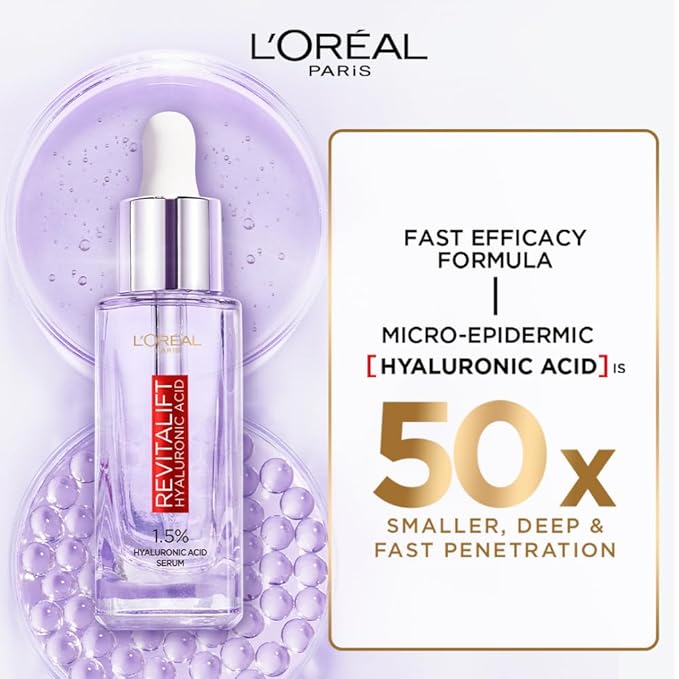 L'Oreal Paris Revitalift 1.5% Hyaluronic Acid Serum (15ml)
