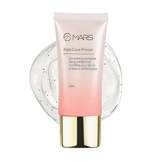 MARS Pore Cure Long Lasting Makeup Primer, Transparent, 30 ml