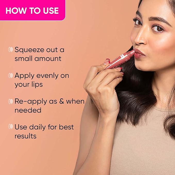 Dot & Key Ceramide & Peptide Barrier Repair Lip Balm SPF 50, PA+++ | Warm Nude | UVA/UVB Lip Protection | Soft Tinted Lip Moisturizer | Boosts Collagen & Instantly Plumps Lip | Prevents Pigmentation| Lip Balm for Women | 10gm