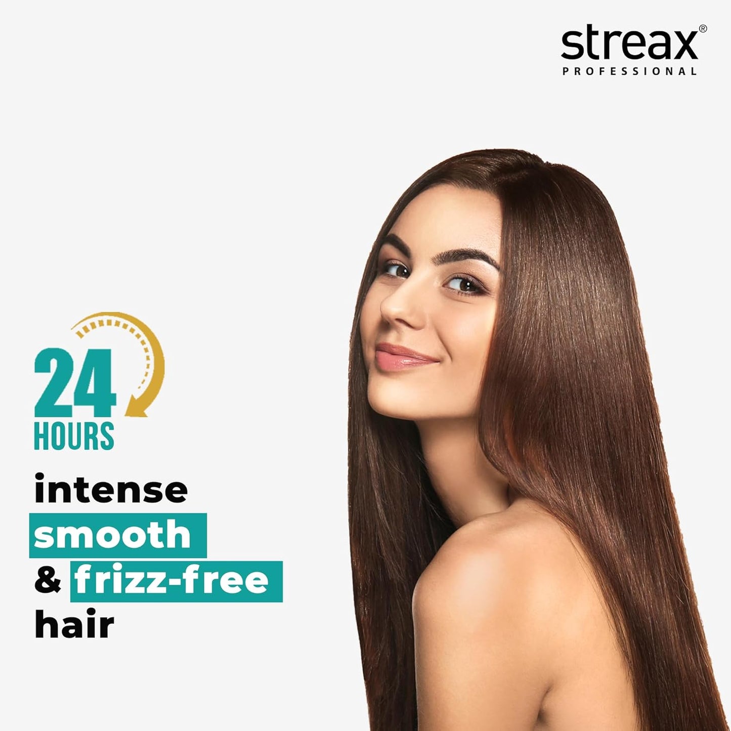 Streax Professional Vitariche Gloss Hair Serum, 200ml|for Dry Frizzy Hair Enhance Shine and Smoothness, Anti Frizz With Vitamin E & Macadamia Oil