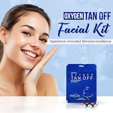 TWACHA OXYGEN TAN OFF Facial kit | Removes Tanning & Impurities | Provides Radiant,Even Toned Brighter Skin