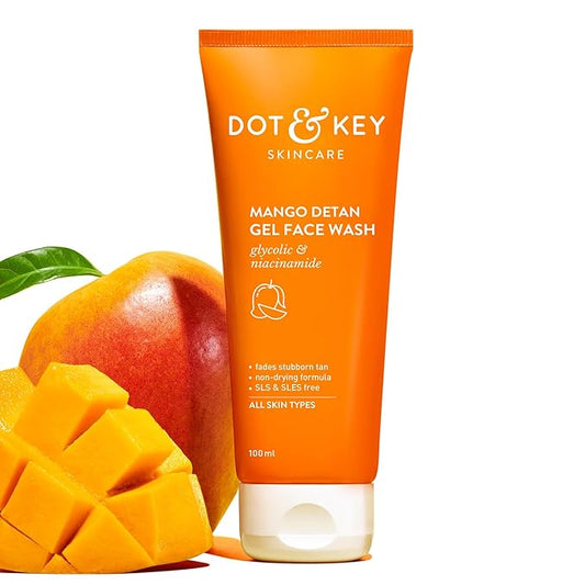 Dot & Key Mango Detan Gel Face Wash 100Ml