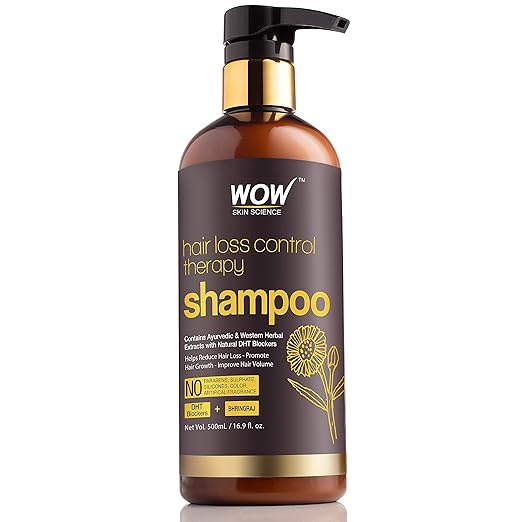 WOW Skin Science Hair Loss Control Therapy Shampoo, 500 ml