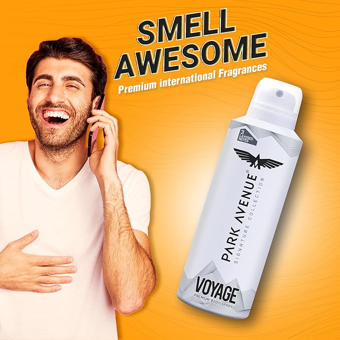 Park Avenue Voyage Signature Collection | Deodorant For Men | Fresh Long-Lasting Aroma | 150Ml - Spray